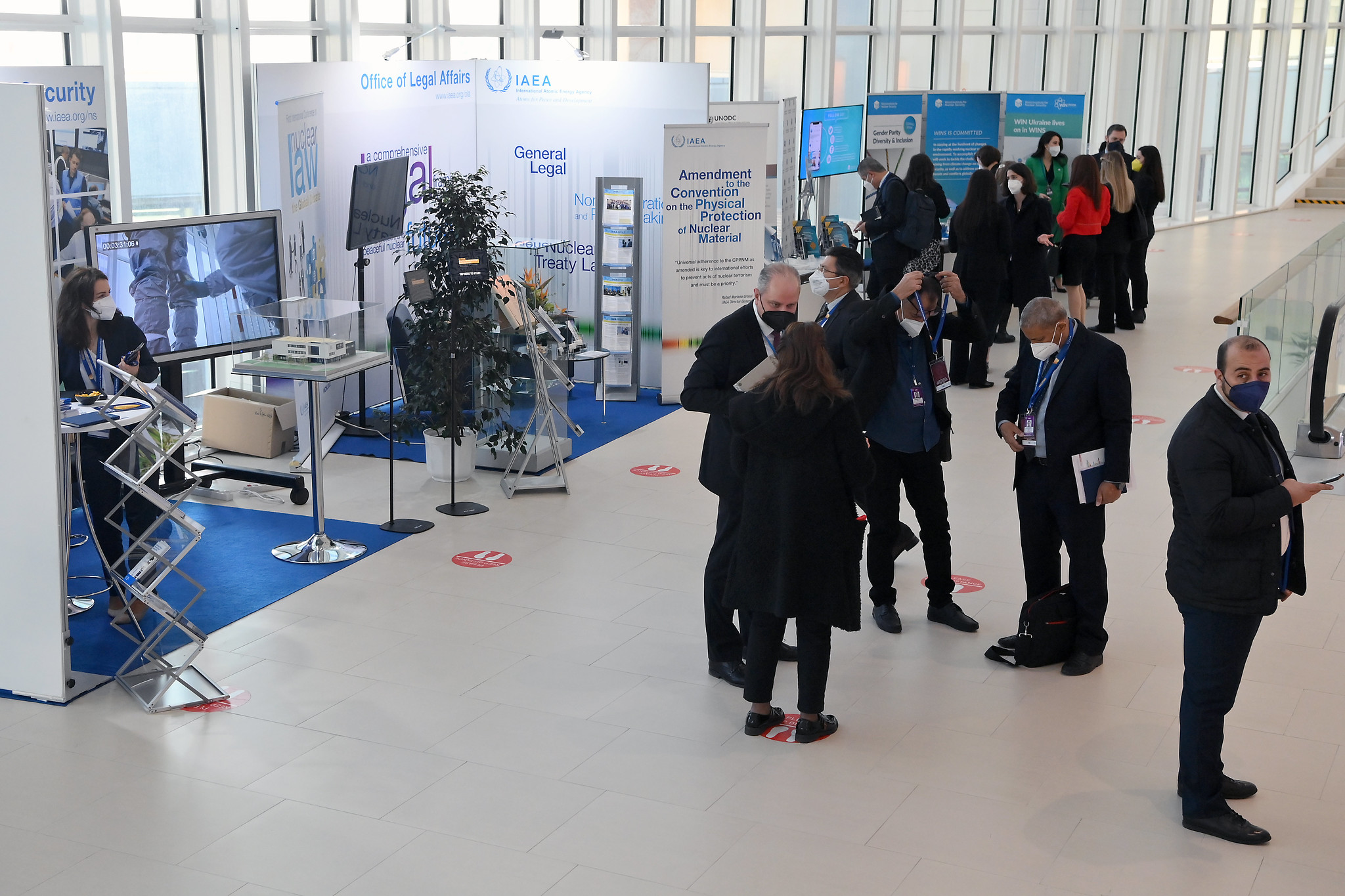 People attending The Conference of the Parties to the Amendment to the Convention on the Physical Protection of Nuclear Materials was held the IAEA’s headquarters in Vienna, Austria on 28 March 2022. 51966507844_25a5d69b57_k.jpg